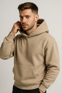Winter Custom <b>Oversized</b> Plain Cotton Blank <b>Hoodies</b> <b>Mens</b> Pullover Unisex <b>Hoodies</b>&Sweatshirt High Quality Soft&Comfortable Fabric - Product Image 4