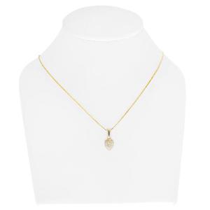 Colgante de corazón con diamantes de moissanita Collar de joyería de hip hop Encanto para mujer - Product Image 3