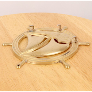 Bateau nautique en laiton suspendu clé affichage crochet et cintre couleur or laiton clé crochets et Rails bureau porte-clés organisateur - Product Image 2