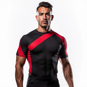 BJJ MMA Rash Guard profesional sublimado transpirable 100% poliéster manga completa equipo atlético gimnasio entrenamiento artes marciales entrenamiento - Product Image 6