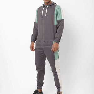 Vente en gros 2024 survêtements brodés pour hommes marque privée pull à manches longues à capuche et bas maigre taille épaisse survêtements OEM - Product Image 1