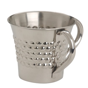 Tasse de lavage de luxe en acier inoxydable excellente qualité taille personnalisée 100% véritable tasse de lavage en acier inoxydable - Product Image 2