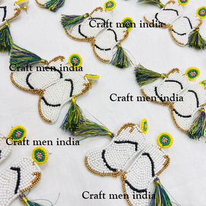 2025 Latest Trendy Classic Tassel Pattern Handmade Beaded <b>Stud</b> <b>Earrings</b> for Girls for Anniversaries and Parties - Product Image 1