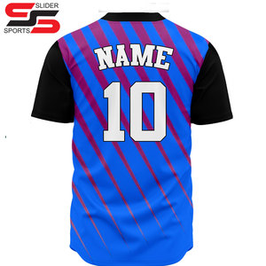 Vente en gros OEM maillot de sport vêtements de baseball personnalisés maillots de baseball vierges de sublimation vêtements de sport chemise de baseball logo personnalisé - Product Image 2