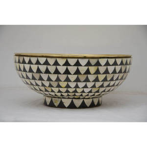 Bol de service à chocolat en métal de forme ronde Plateaux Organisateur de cuisine Chocolat Dates Bonbons Bol de service à prix raisonnable - Product Image 3