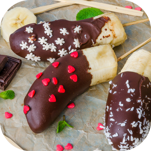 Plátano Congelado Cubierto de Chocolate |   Postre Saludable de Vietnam - Product Image 1