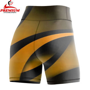 Shorts Deportivos de Cintura Alta Personalizados para Mujer, Ropa para Correr, Shorts de Ciclismo, Shorts de Yoga con Efecto Levanta Glúteos para Damas - Product Image 2