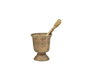 Mortero de latón de calidad estándar, herramienta de cocina de especias, trituradora médica, tazón, pieza sin pulir hecha a mano - Product Image 1