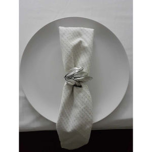 ที่ใส่ผ้าเช็ดปากโลหะรูปใบไม้สีทองสำหรับตกแต่งโรงแรมร้านอาหาร - Product Image 3