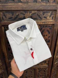 Premium Quality Full Sleeve Men's Cotton Fabric <b>Shirt</b> Embroidery Work Printed Pattern Casual Wear for Events <b>Parties</b> Exporter - Product Image 4