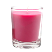Vela Aromática de Lujo Hecha a Mano, 25cl, Aroma Personalizado, Logotipo Personalizado, Cera Mixta, Frasco de Vidrio Cilíndrico, 55 Horas de Duración, Decoración para el Hogar