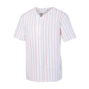 Maillot de baseball de qualité supérieure de couleur rouge 2024 sur mesure avec logo imprimé - Product Image 2