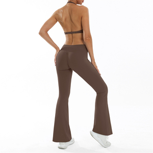 Conjunto de Yoga de verano de alta calidad para la piel, conjunto deportivo de moda, cómodos conjuntos de entrenamiento transpirables de secado rápido para mujeres - Product Image 6