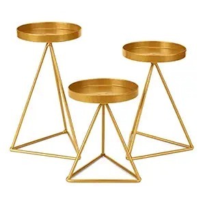 Wholesale Luxurious Antique <b>Gold</b> Metal <b>Candle</b> Stands for Upscale Home Decoration at Lowest Price BY HF CRAFTS - Product Image 6