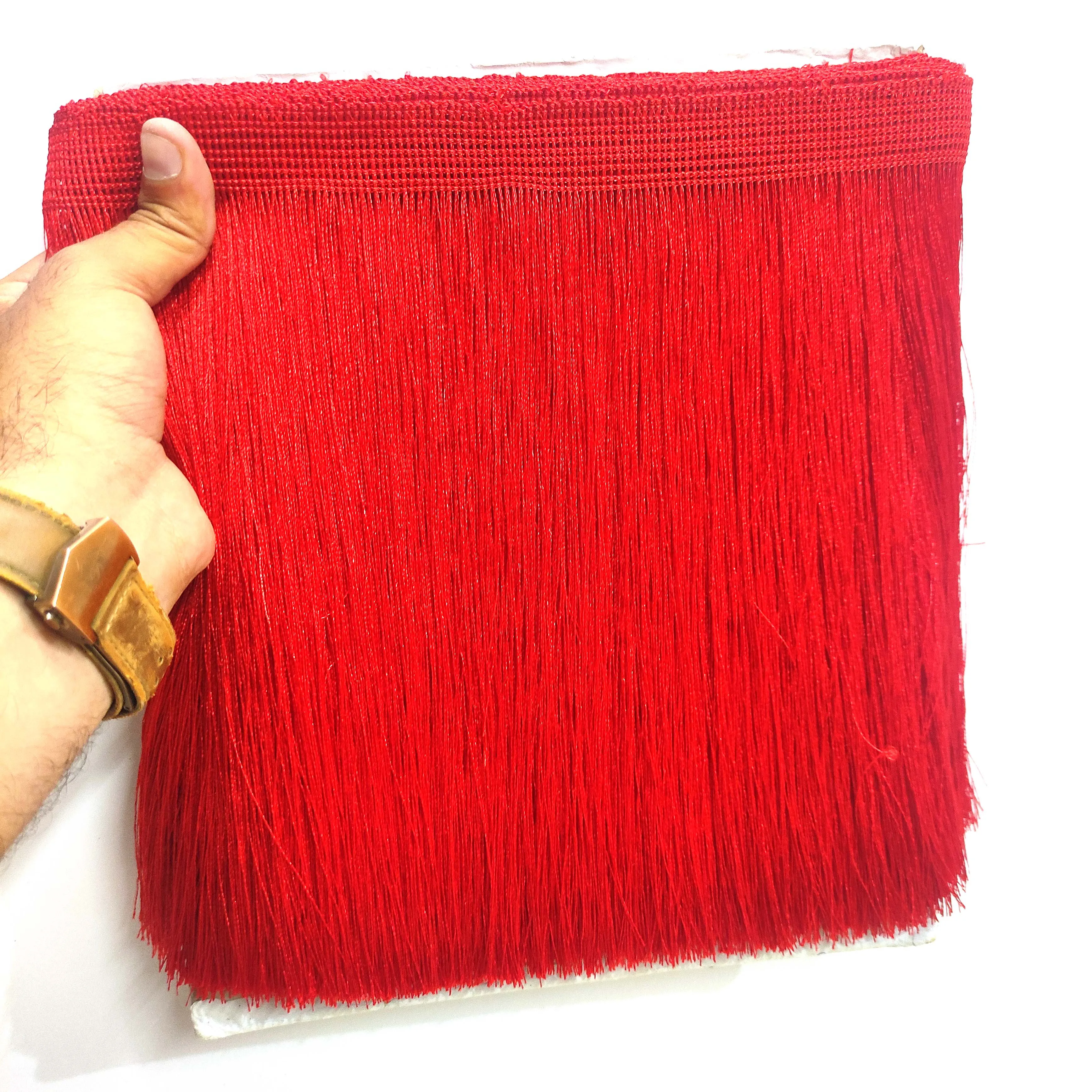 Wholesale Factory Supply 10CM Polyester Tassels Fringes Trimming For Dress decorations and curtains