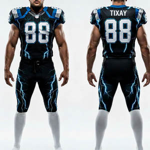 Uniforme de Fútbol Americano para Todas las Temporadas, Sublimado, Material de Primera Calidad para Entrenamiento y Partidos - Product Image 1