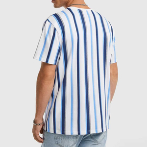 Dernière conception de haute qualité T-shirt personnalisé plaine surdimensionné lourd graphique impression en relief t-shirt pour hommes 2025 - Product Image 4