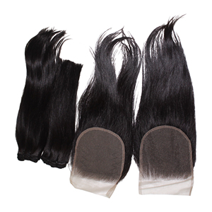 Vente en gros Paquets Fermetures Cheveux humains en vrac 100% Vierge HD Dentelle Haute Qualité 10-40 Pouces Pur Cuticule Cheveux Naturels - Product Image 3