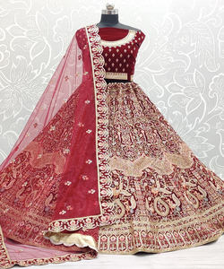 À la mode rayonne coton broderie miroir travail lehenga choli avec dupatta fête porter prix de gros ethnique vêtement alphanumero - Product Image 5