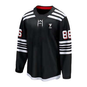 Camiseta deportiva de hockey sobre hielo para hombre profesional de diseño personalizado para nombre de equipo con servicio OEM - Product Image 5