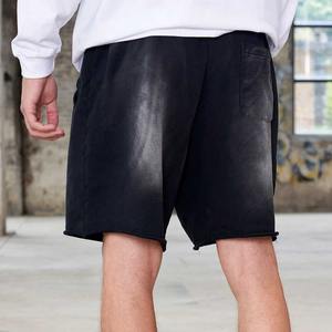 Pantalones Cortos Deportivos de Verano para Hombre, de Alta Calidad, Spandex/Algodón, con Logotipo Personalizado, Transpirables, Diseño Sólido, Estilo Casual, para Correr - Product Image 3