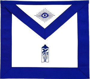 Delantal Masónico Regalia Master Mason de la mejor calidad masón Blue Lodge Grand Rank Regalia Delantales oficiales conjunto de delantales masónicos - Product Image 1