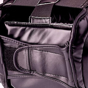 Protège-tête de haute qualité personnalisable pour le taekwondo, les arts martiaux, la boxe, en cuir PU, écologique, MMA, kick-boxing, entraînement personnalisable - Product Image 4