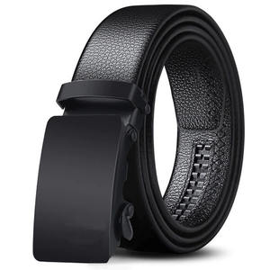 Ceinture de luxe en cuir véritable pour hommes, longueur personnalisée, style tendance de haute qualité avec boucle ardillon pour jeans, ceintures en gros - Product Image 4