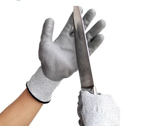 ถุงมือทำงานนิรภัย รุ่น 13G XL สีดำ ทนทาน ผลิตจากไนลอน HPPE พร้อมซับใน ถุงมือทำงานเคลือบ PU ป้องกันการบาดระดับ 5 - Product Image 4