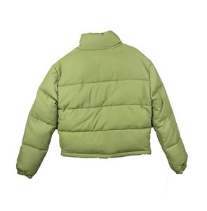 OEM ODM personalizado hombres Shinny Puffer chaqueta Vintage Tellus ropa Unisex abajo abrigo con cierre de cremallera impermeable estilo Casual - Product Image 4