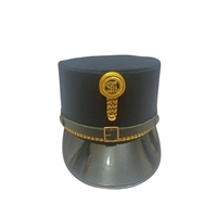 Reproducción Clásica Austro-Húngara de la Primera Guerra Mundial, Gorra Kepis con Encaje, Sombrero de Fiesta, Acabado de Tela de Primera Calidad