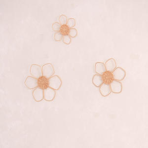 Encantadores tapices de ratán, decoración de habitación, juego de pegatinas de flores y conejitos para bebés, niños y niñas, venta al por mayor de Vietnam - Product Image 4