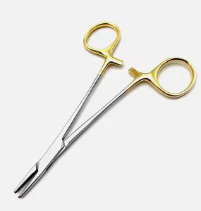 Portaagujas Quirúrgico de Acero Inoxidable, Pinzas de Sutura Ortopédicas Veterinarias Médicas, Herramienta Reutilizable - Product Image 5