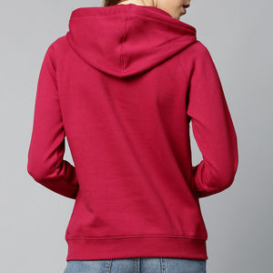 Sweat-shirt à capuche en gros international Outfitize avec poche kangourou, en molleton de coton uni - Product Image 3