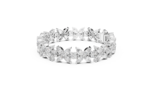 Pulsera de Oro Blanco con Baño de Rodio y Diamantes Cultivados en Laboratorio, 14k, Certificación IGI, Corte de Diamante, Joyería Unisex, Ideal para Regalo - Product Image 5