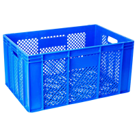 Caisses à viande en plastique de qualité supérieure DPK19, assiettes et bols 40x60x30cm, usage industriel, stockage et service pratiques, fabriqué en Turquie