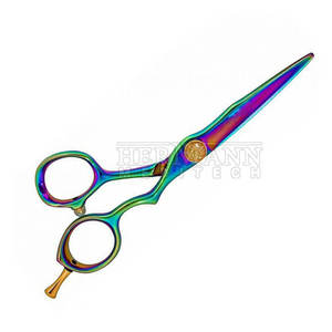 Ciseaux de barbier en acier inoxydable pour une coupe précise, design léger et écologique, fabrication pakistanaise, marque HERMANN MEDITECH - Product Image 1