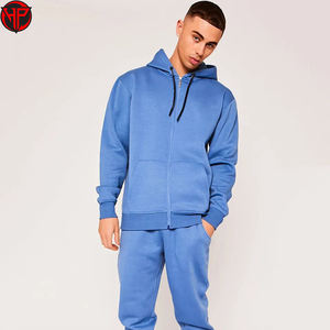 Vente en gros Vêtements de sport pour hommes, sweat à capuche zippé et jogging, ensemble de 2 pièces, survêtement personnalisé pour hommes, jogging - Product Image 2