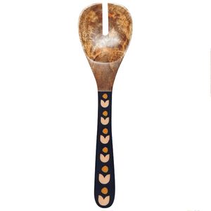 Venta caliente Mango Ensalada de madera Herramientas Servidor Cuchara y tenedor para cocina Decoración de Mesa para el hogar Bodas Fiestas para hoteles - Product Image 4