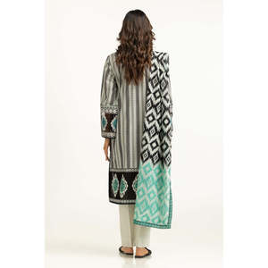 IUSTKSD-2074 Traje Casual de Verano de 3 Piezas con Estampado y Detalles Bordados para Damas de Oficina - Product Image 6