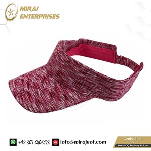 Elegante gorra de visera de colores mezclados para deportes Hombres Mujeres Golf Correr Senderismo para viajes diarios Sombreros de visera roja al aire libre - Product Image 2