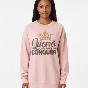 Sweat-shirt décontracté tendance pour femme, coupe classique, en polaire doux, écologique, avec décoration en strass, pour un look streetwear d'hiver - Product Image 6