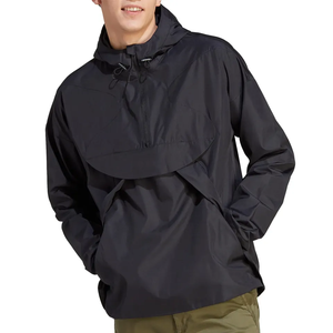 Chaqueta cortavientos para hombre OEM de último diseño, chaqueta cortavientos de nailon sostenible con aire acondicionado, chaqueta cortavientos ligera - Product Image 1