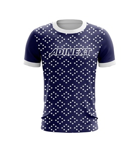Personnaliser Slim Fit Football Jersey Chemises En Gros Sublimation Running Wear Sublimation T-shirt Polyester Tee Shirt - Product Image 2
