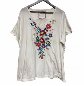 Meilleur prix T-shirt d'été en coton polyester de haute qualité avec broderie pour hommes et femmes Nouvelle arrivée - Product Image 3