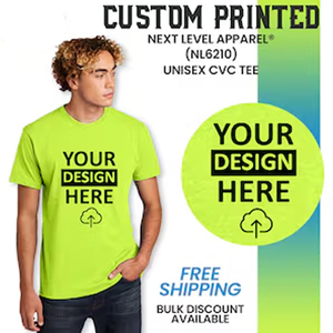 Camisetas Personalizadas con Logotipo Frontal y Trasero, Camisetas Tri-blend Gris Jaspeado, Camisetas TriBlend Next Level 3600 - Product Image 5