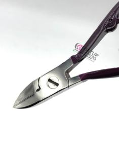 Alicates para Cutículas de Acero Inoxidable con Recubrimiento en Polvo Color Ciruela, Diseño Nuevo, Venta al Por Mayor, con su Propio Logotipo Personalizado, Instrumentos de Belleza - Product Image 5