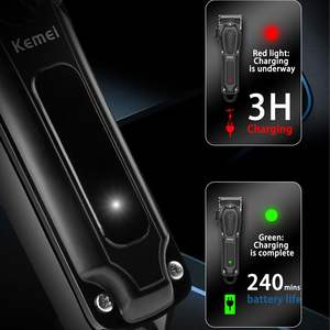 Tondeuses à cheveux professionnelles sans fil et avec fil pour hommes, tondeuse à barbe rechargeable USB, fonction réglable pour usage domestique - Product Image 5