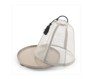 Handmade Large Metal and Jute Dessert and <b>Chocolate</b> Serving Tray Elegant Tableware for Home Kitchen Stylish Food Serving Tray - Product Image 6