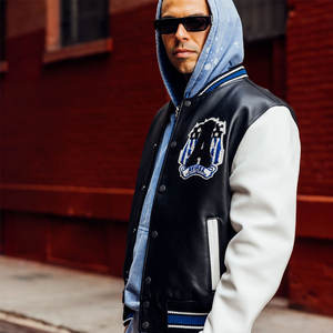 Chaquetas Avirex para hombre con bordado de fabricante OEM para ropa de calle chaqueta de cuero Avirex de alta calidad y precio económico para hombre - Product Image 6